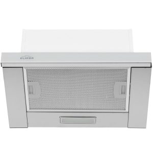 Вытяжка ELIKOR Интегра GLASS 45Н-400-В2Г(сильвер/белое стекло,1 мотор)